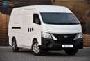 Nissan Urvan HIGH ROOF WIDE BODY 3-Seater Manual (4-Door)