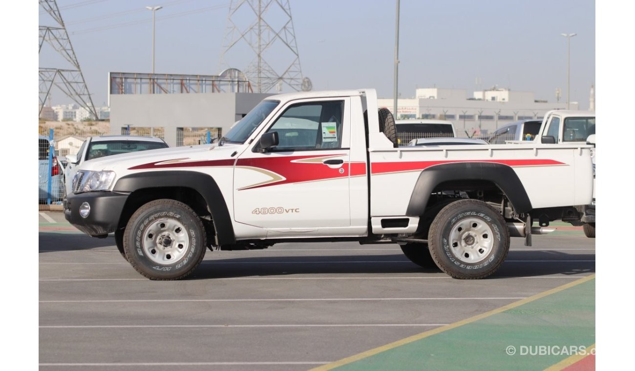 نيسان باترول بيك آب 4.8L , EURO4 , PICK-UP 4WD, 2 DOORS, MANUAL TRANSMISSION, MODEL 2021