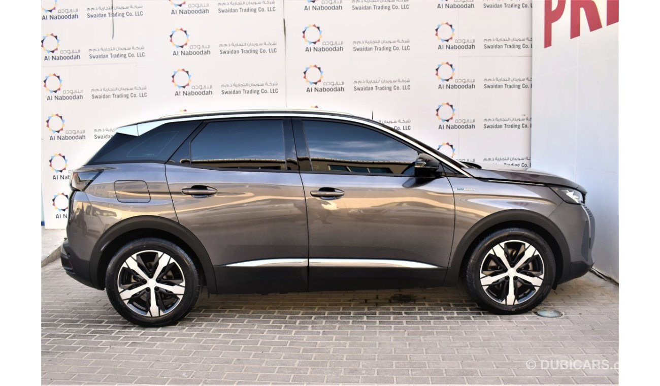 Peugeot 3008 PHEV | AED 2479 PM | HYBRID4 1.6L GT 2023 GCC AGENCY WARRANTY UP TO 2027 OR 100K KM