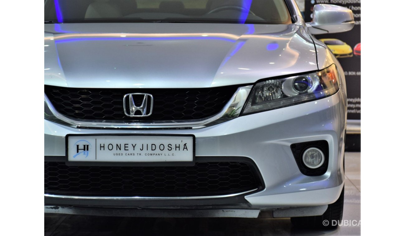 Honda Accord Coupe AED 724 Per Month / 0% D.P | Honda Accord Coupe 2015 Model!! in Silver Color! GCC Specs