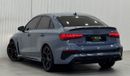 أودي RS3 TFSI quattro 2.5L Sedan 2024 Audi RS3 Quattro, Nov 2028 Audi Warranty + Service Pack, Full Options,