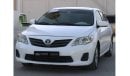 Toyota Corolla Toyota corolla 2011 white 1.6  GCC excellent condition without accidents