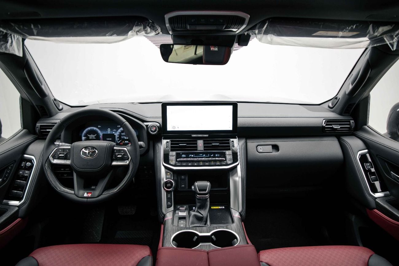 Toyota Land Cruiser LC300 GR-Sport 3.5L Hybrid - Attitude Black Inside GRS Black and Dark Red | Export