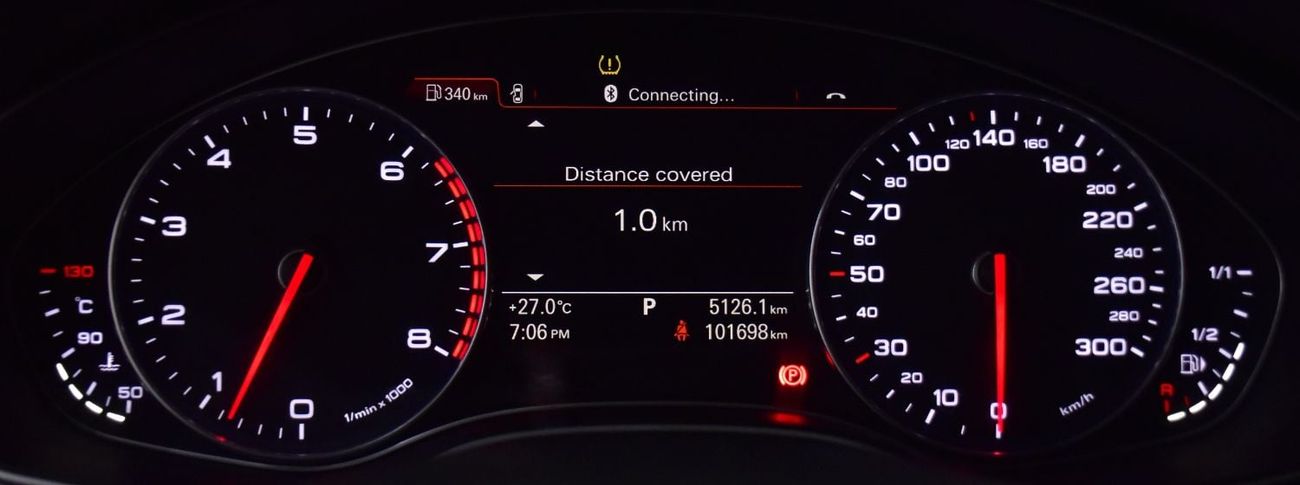 أودي A6 EXCELLENT DEAL for our Audi A6 2.0T ( 2014 Model ) in Black Color GCC Specs