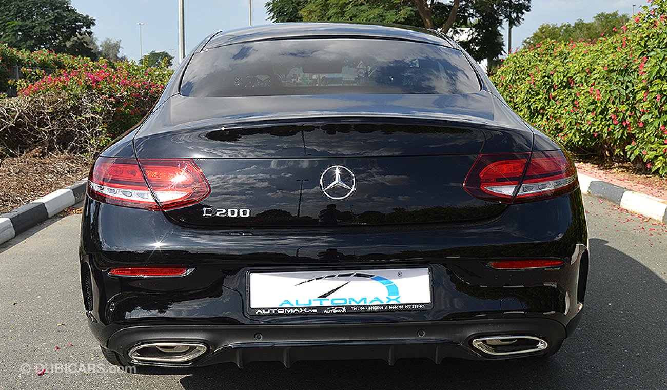 Mercedes-Benz C 200 Coupe 2020 AMG, 2.0L Turbo GCC, 0km w/ 2Yrs Unlimited Mileage Warranty + 3Yrs Service @ EMC