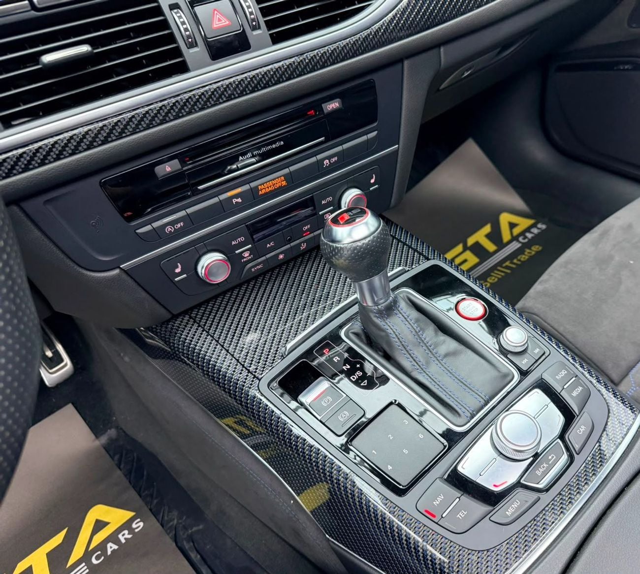 أودي RS6 2018 Audi RS6 Quattro, Service History, Carbon Fiber Package, Fully Loaded, Excellent Condition