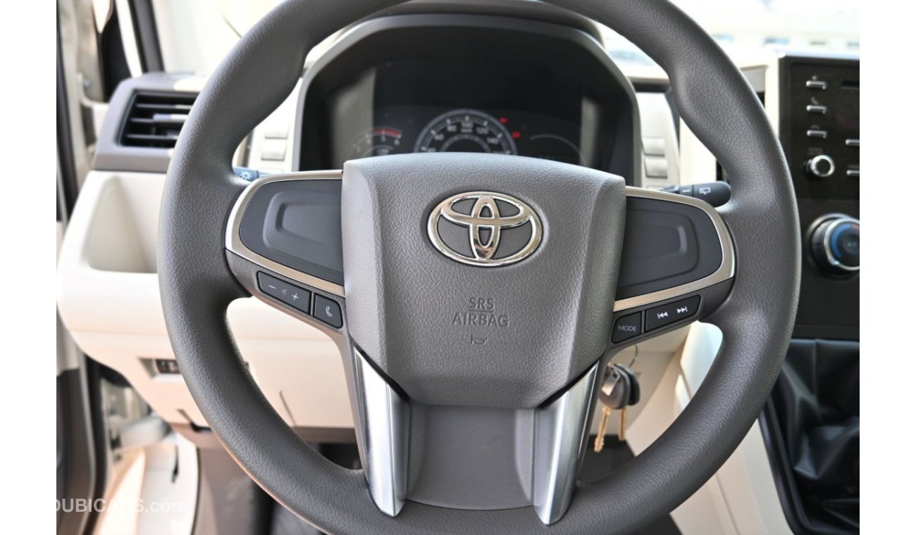 تويوتا هاياس Toyota HIACE HIGHROOF GL 2.8L Diesel, RWD, VAN, 4Doors, Color White, Model 2023, Manual Transmission