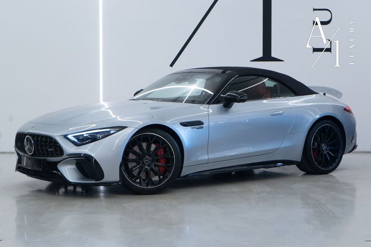 مرسيدس بنز SL 55 AMG Roadster 4Matic+ 2022 Mercedes Benz SL55 AMG 4MATIC+ Roadster, Mercedes Warranty + Service Pack, Ful