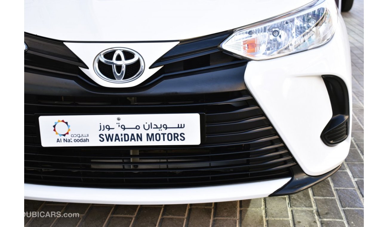 Toyota Yaris AED 849 PM | 1.5L SE GCC DEALER WARRANTY