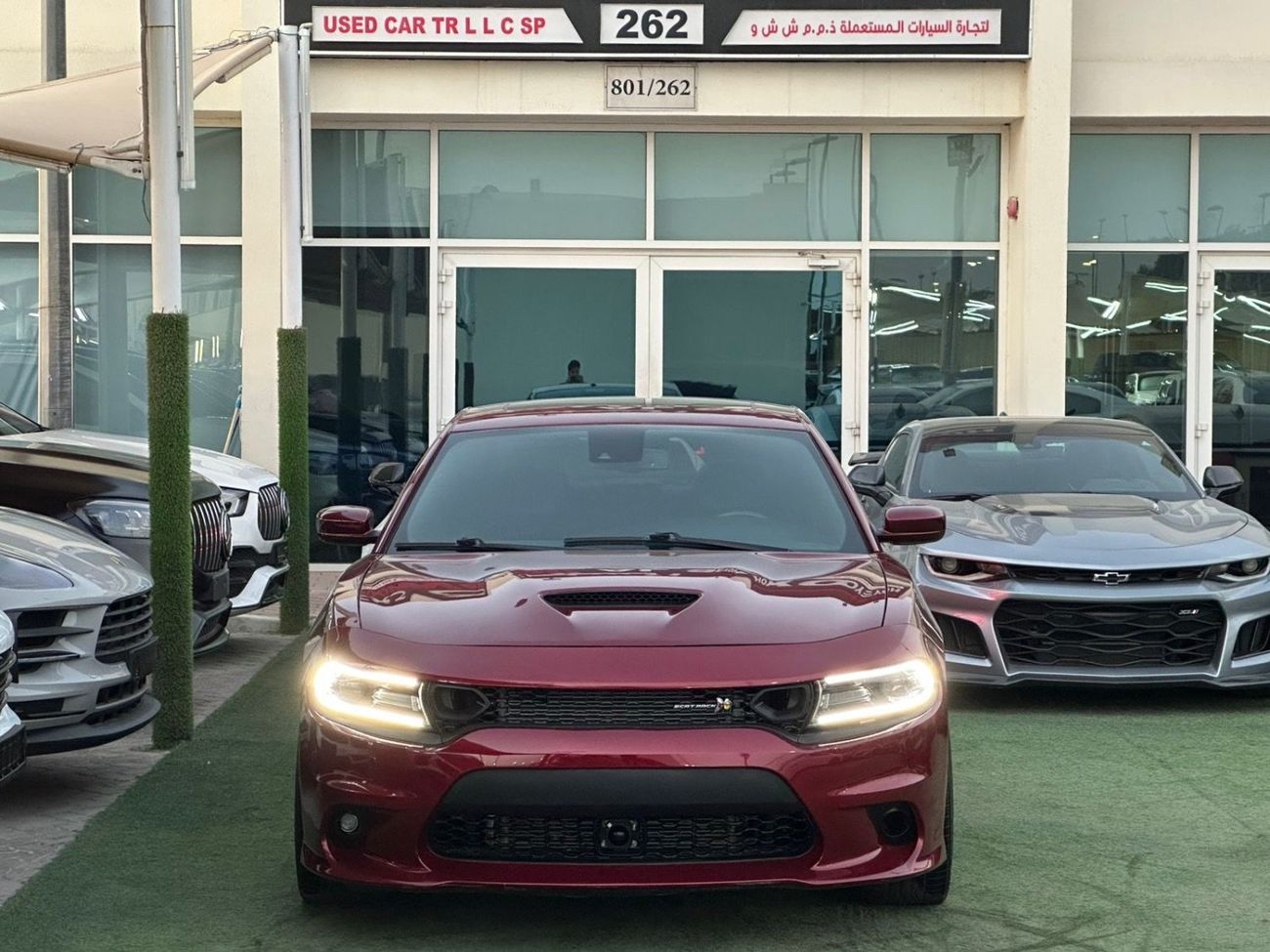 Dodge Charger R/T Scat Pack 6.4L DODGE CHARGER SCATPACK 392 GCC 2021 Service history (Al Futtaim) Original Paint L