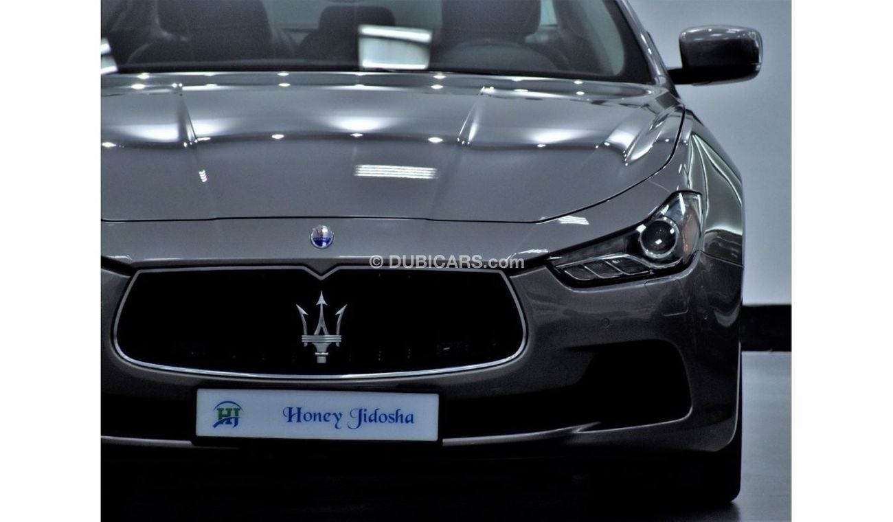 مازيراتي جيبلي EXCELLENT DEAL for our Maserati Ghibli ( 2014 Model ) in Grey Color GCC Specs
