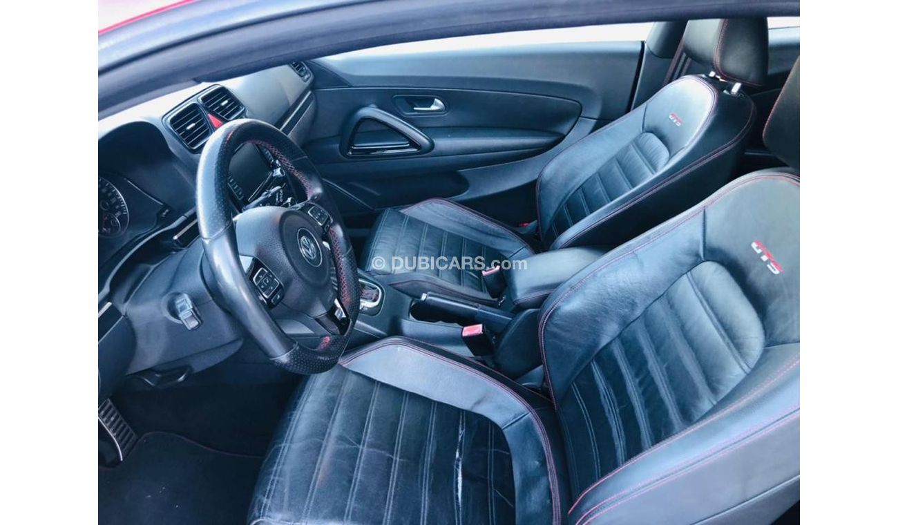 Volkswagen Scirocco R-Line MODEL 2014 GCC CAR PREFECT CONDITION INSIDE AND OUTSIDE FULL OPTION PANORAMIC ROOF LEATHER SE