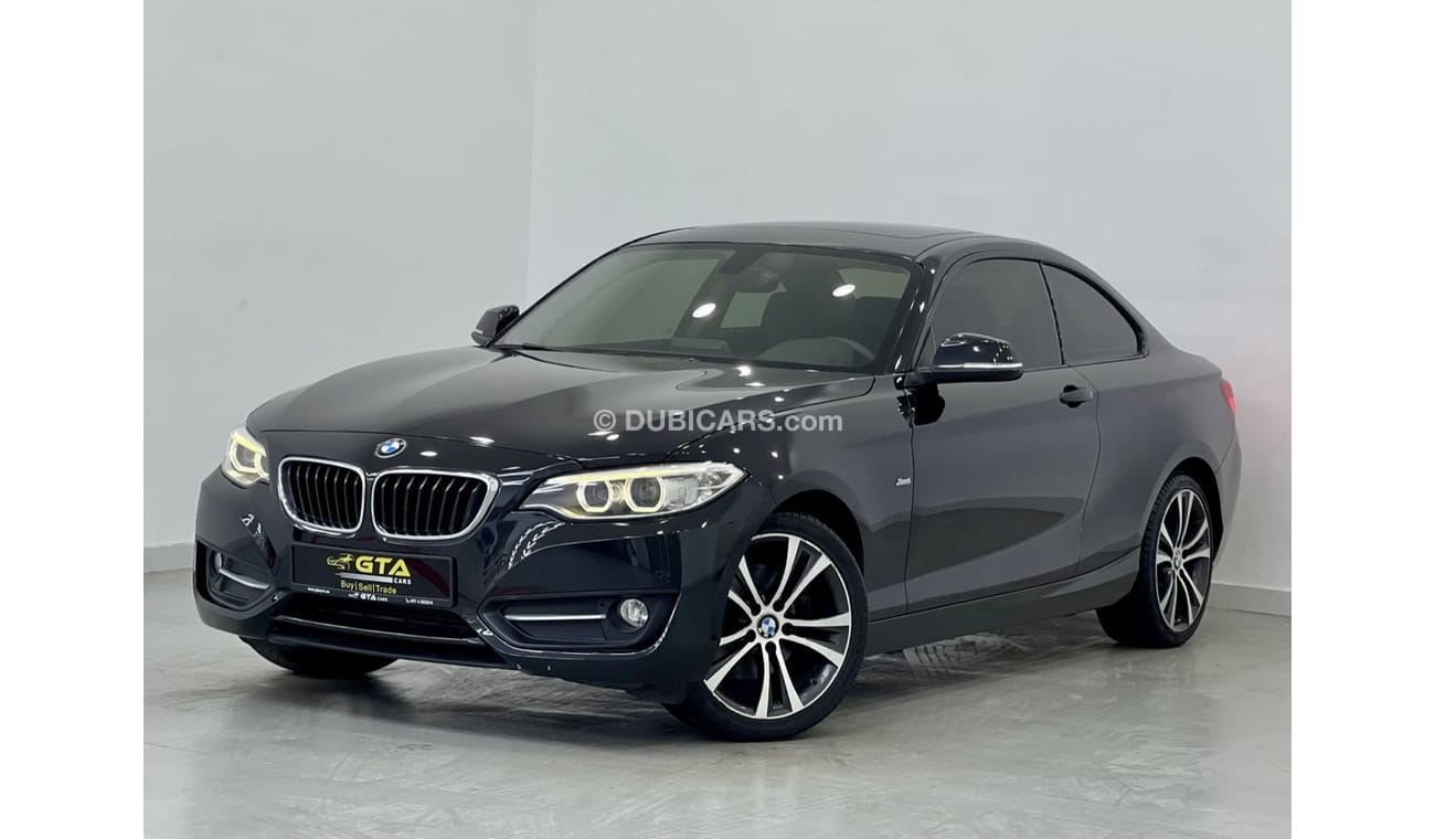 BMW 220i 2016 BMW 220i Sport Coupe ,BMW Service History, Warranty, GCC Specs