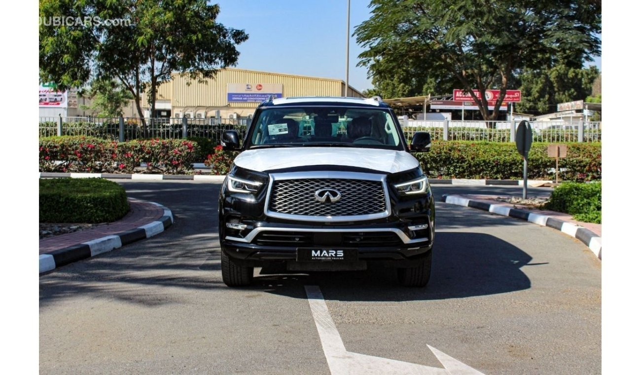 إنفينيتي QX80 الإصدار الأسود 8