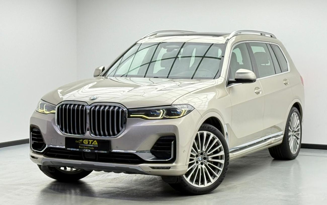 BMW X7 50i 4.4L 2019 BMW X7 xDrive50i, Warranty, Full BMW Service History, 7 Seater, Fully Loaded, GCC