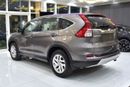 هوندا سي آر في EXCELLENT DEAL for our Honda CR-V ( 2016 Model ) in Brown Color GCC Specs