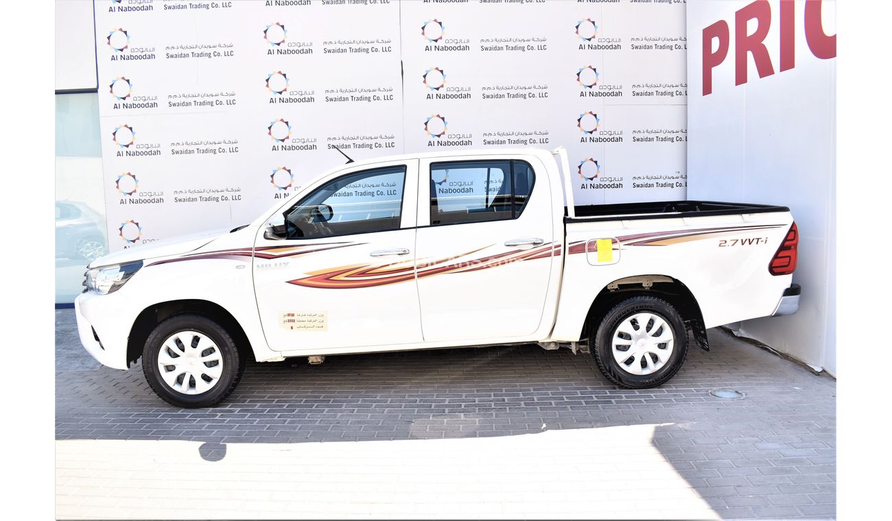Toyota Hilux AED 1119 PM | 2.7L MT GL 2WD GCC DEALER WARRANTY