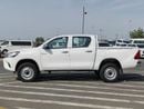 تويوتا هيلوكس 2026 Toyota Hilux white/red 2.4L diesel manual GCC spec mid option