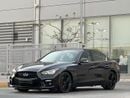 Infiniti Q50 3.0T Sport Black Edition INFINITI Q50 2017 GCC V6t ACCIDENT FREE // PEREFCT CONDITION // FULL OPITIO