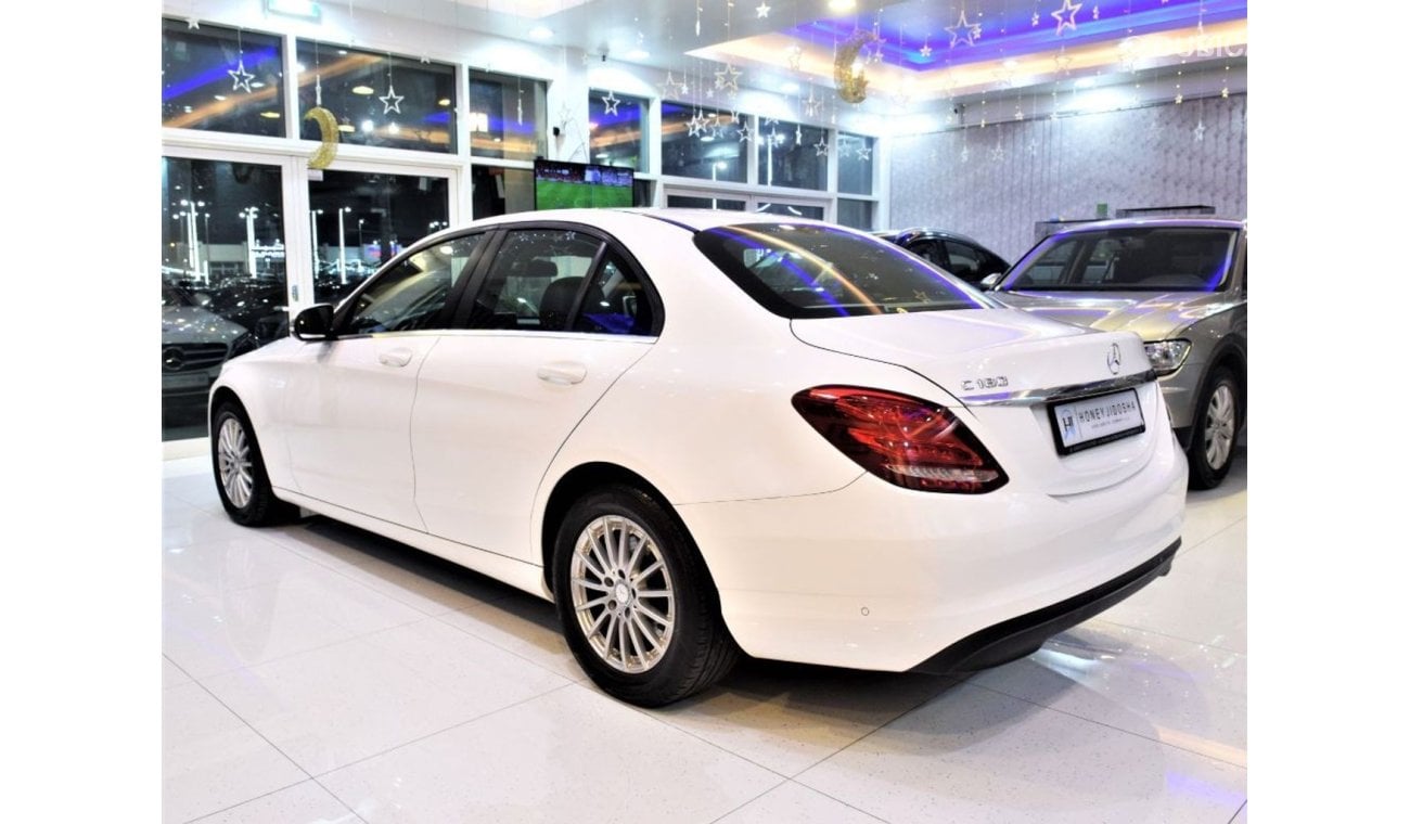 مرسيدس بنز C 180 AMAZING Mercedes Benz C180 1.6L 2016 Model!! in White Color! GCC Specs