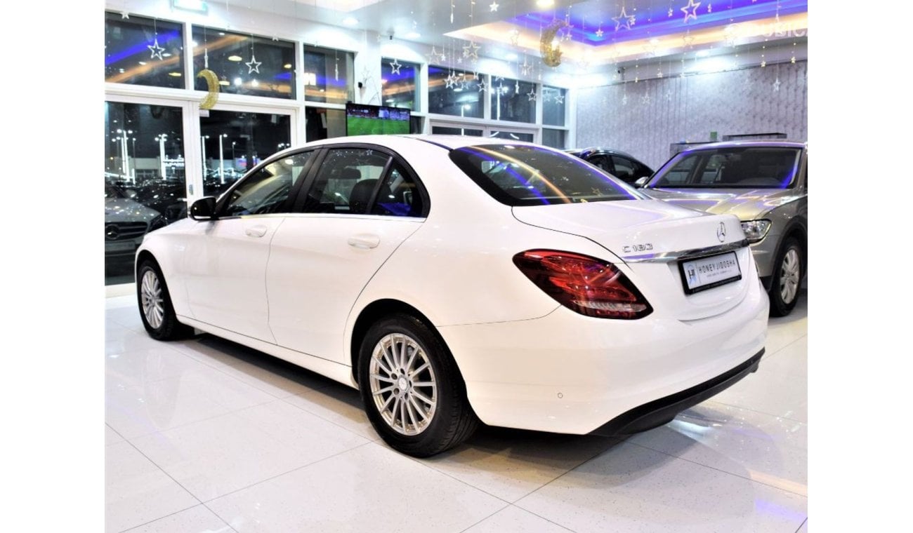 Mercedes-Benz C 180 AMAZING Mercedes Benz C180 1.6L 2016 Model!! in White Color! GCC Specs