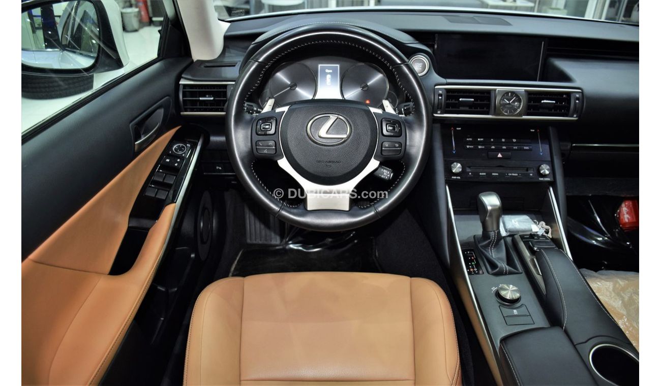 Lexus IS300 Platinum EXCELLENT DEAL for our Lexus IS300 ( 2018 Model! ) in White Color! GCC Specs