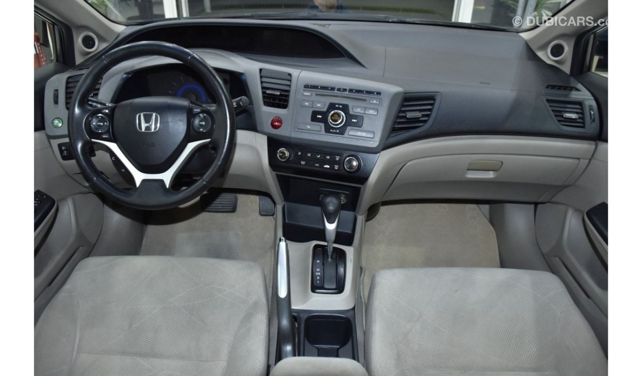 Honda Civic EXCELLENT DEAL for our Honda Civic i-Vtec 1.8L ( 2012 Model ) in Grey Brown Color GCC Specs