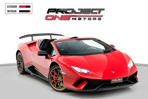 لامبورغيني هوراكان PERFORMANTE SPYDER WITH WARRANTY AND SERVICE CONTRACT