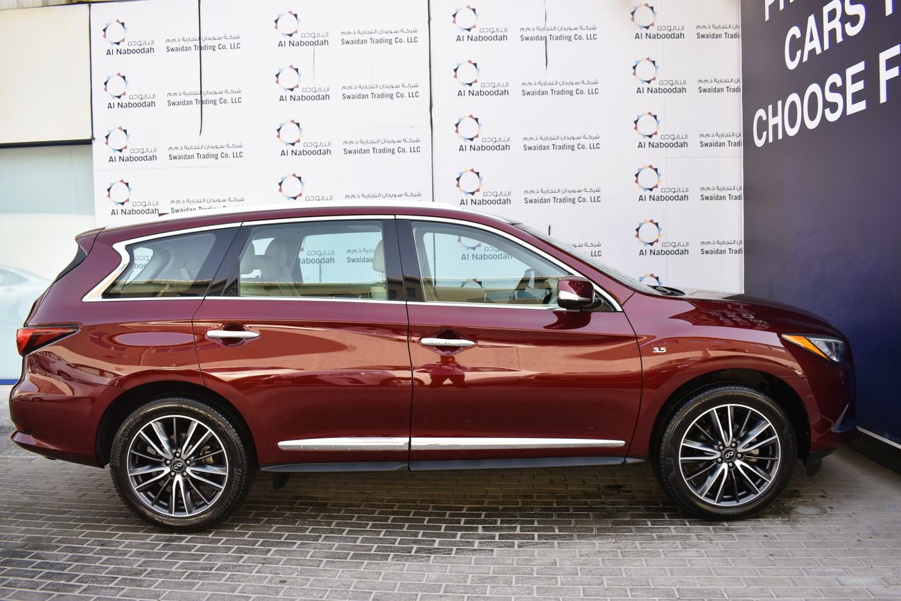 Infiniti QX60 AED 1919 PM | 3.5L LUXURY V6 AWD GCC WITH DEALER WARRANTY