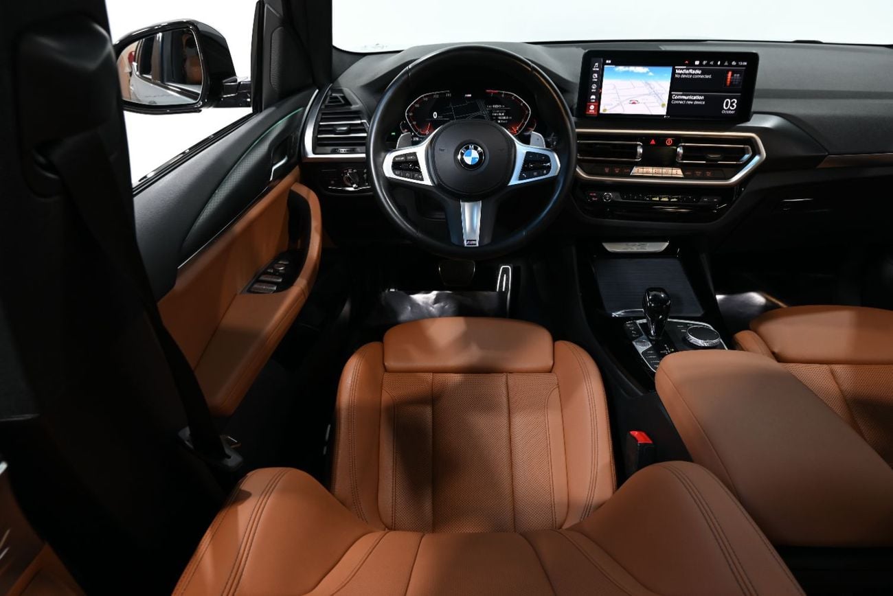 بي أم دبليو X3 XDRIVE 30i M SPORT بي إم دبليو X3 xDrive30i M Sport موديل 2022، ضمان بي إم دبليو وخدمة حتى مايو 2027، سجل صيانة بي إم د