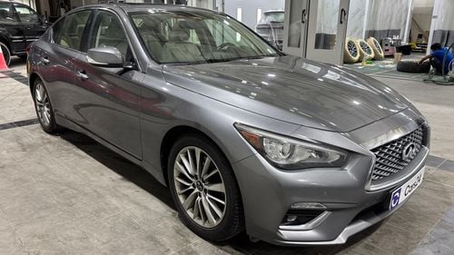 Infiniti Q50 2023 LUXE | AED 909/Month | 0 DP | 30 Day Return | Warranty | Service History