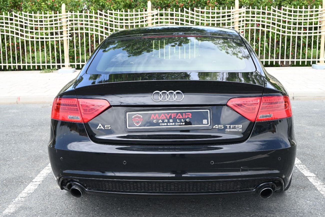 Audi A5 40 TFSI Style & Technology Selection S-line 2.0L - AUDI A5 2016 - ACCIDENT FREE - GCC - BLACK EDITIO