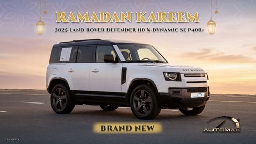 لاند روفر ديفندر 110 X-Dynamic SE P400e Plug-in Hybrid 2025 With 5 Years Or 200,000 Km Warranty