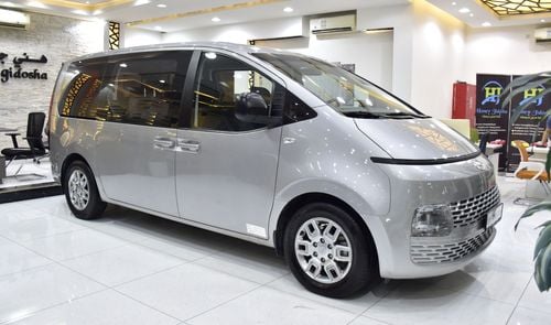 Hyundai Staria PREMIUM EXCELLENT DEAL for our Hyundai Staria ( 2022 Model ) in Silver Color GCC Specs