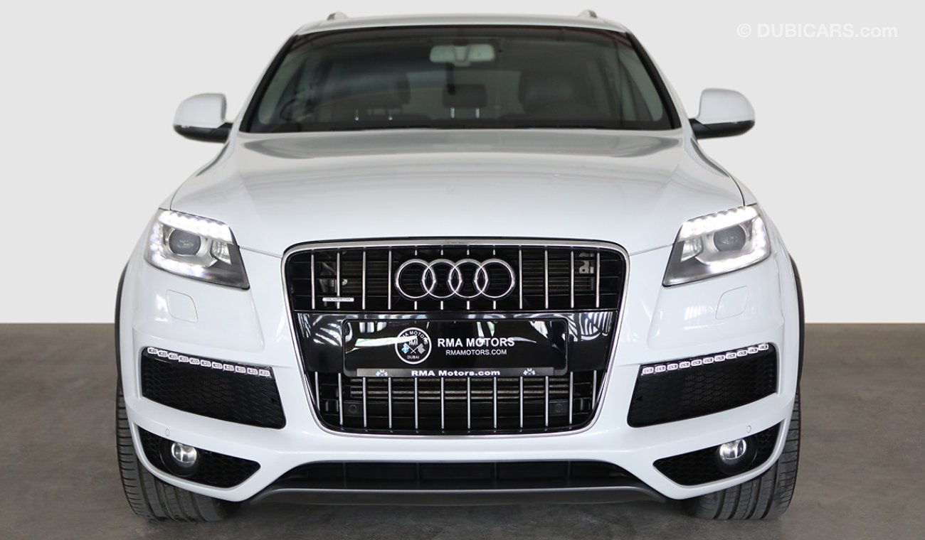 Audi Q7 2014  S Line Supercharged 333hp (7 Seater)