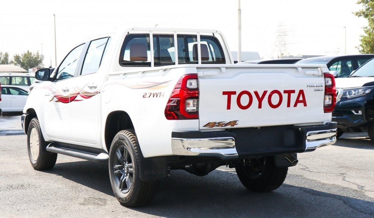 Toyota Hilux 2021 2.7L VVTI/Manual/LED/20"Alloy/Chrome/17"Alloy/Red Interior/Armrest/DVD/Camera/