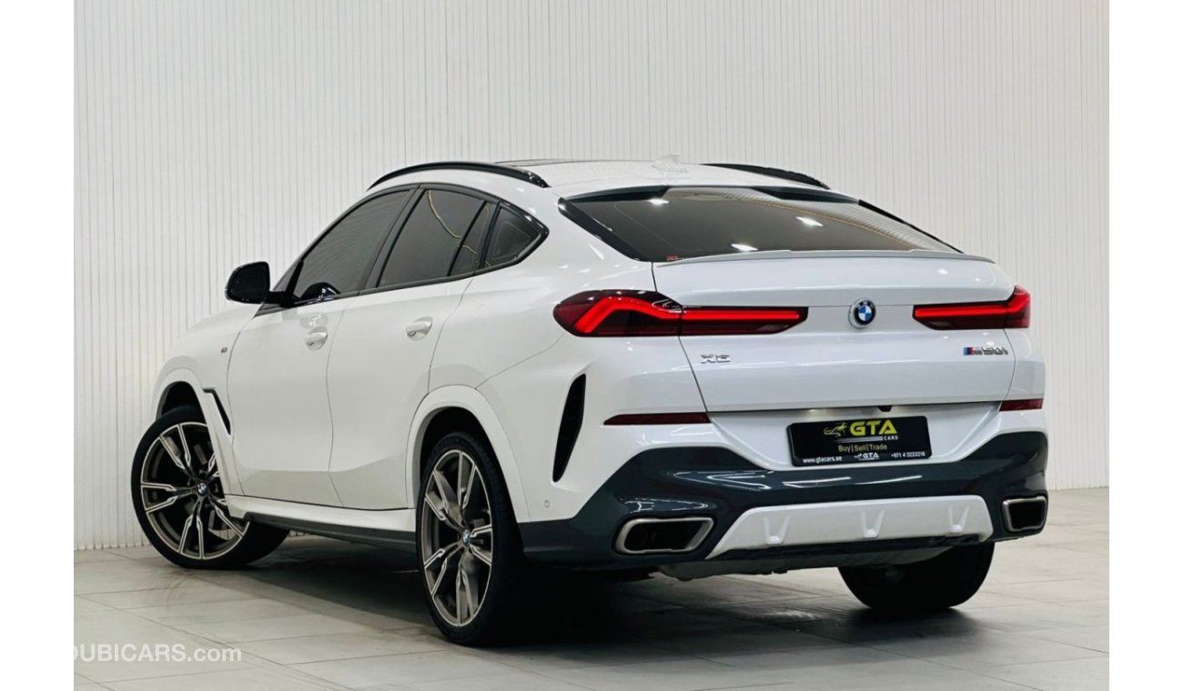 BMW X6 50i M Sport 2020 BMW X6 M50i Sports Activity Coupe, JAN 2025 BMW Warranty + Service Contract, GCC