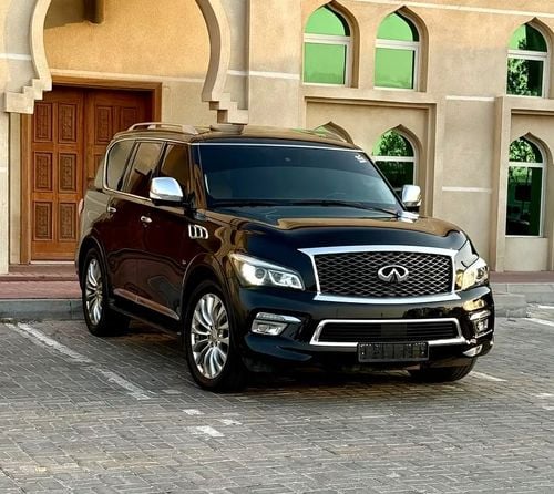 إنفينيتي QX80 إكسيلنس إنفينيتي خليجي موديل فل اوبشن بحالة ممتازة
