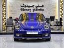 Volkswagen Beetle EXCELLENT DEAL for our Volkswagen Beetle ( 2015 Model ) in Blue Color GCC Specs