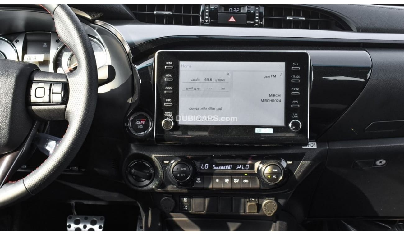 Toyota Hilux 2023 Toyota Hilux 4x4 DC 2.8 GR Sport D AT - White inside Black