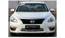 Nissan Altima Nissan Altima 2016, GCC No. 2, in excellent condition, without accidents, very clean from inside and