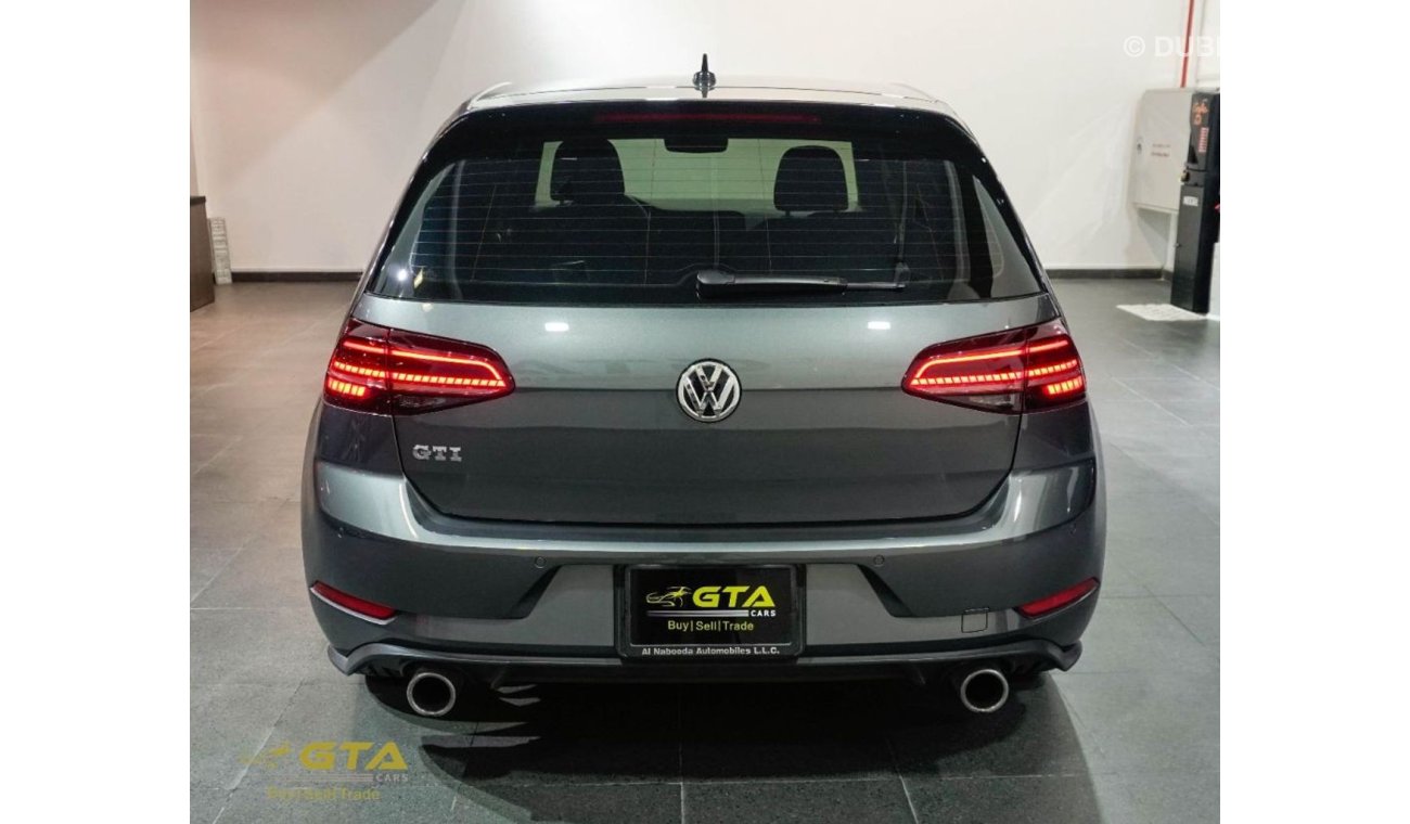 فولكس واجن جولف 2018 Volkswagen GTI, VW Warranty Service Contract, GCC, Low Kms