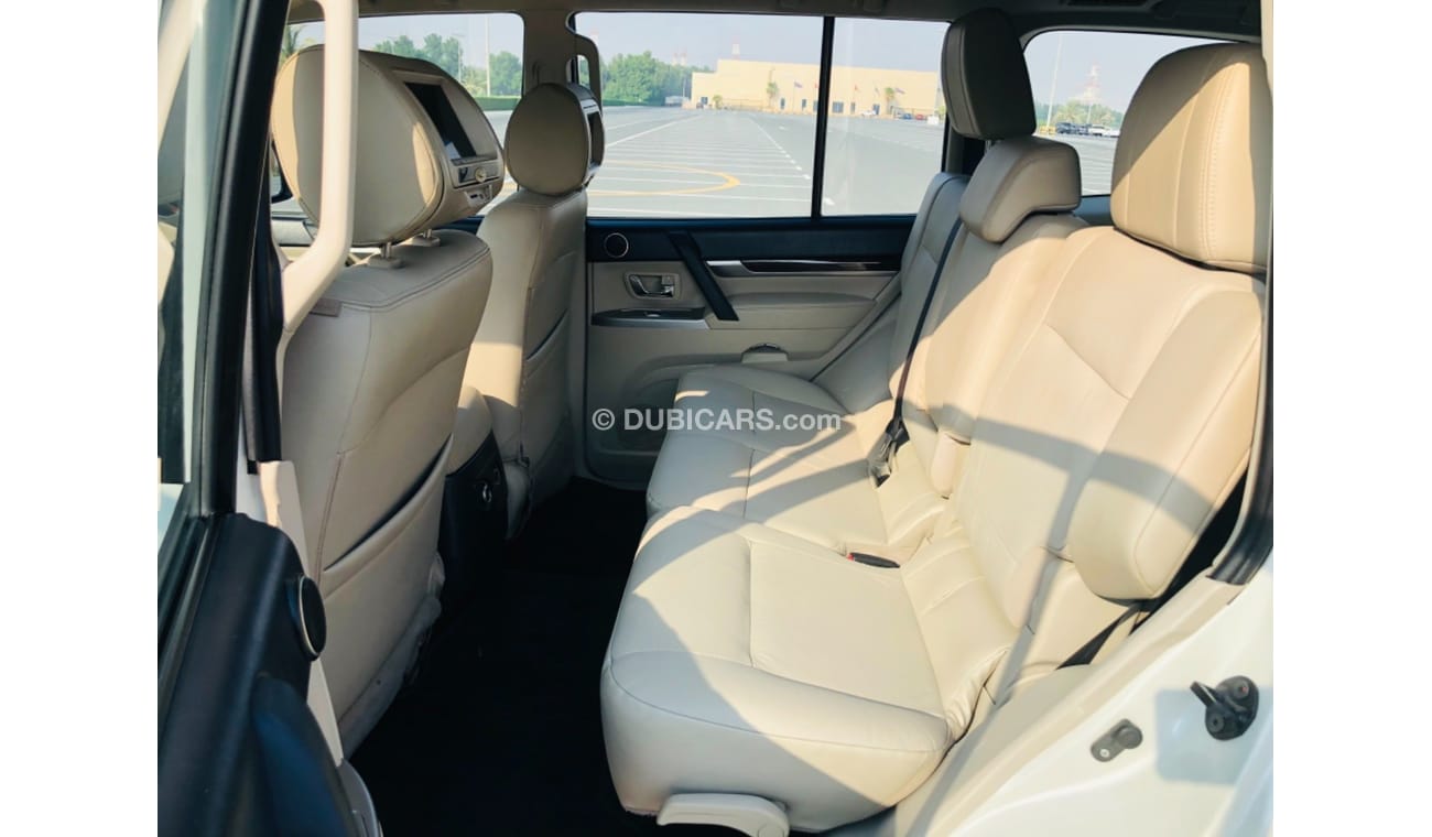 ميتسوبيشي باجيرو GLS ميتسوبيشي باجيرو موديل 2014 خليجي فل مواصفات كراسي جلد ومثبت سرعه وتحكم كهربي كامل ونظام صوت ممت