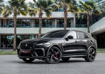 جاكوار F بيس SVR F-Pace SVR | 4,505 P.M | 0% Downpayment | Original Paint!