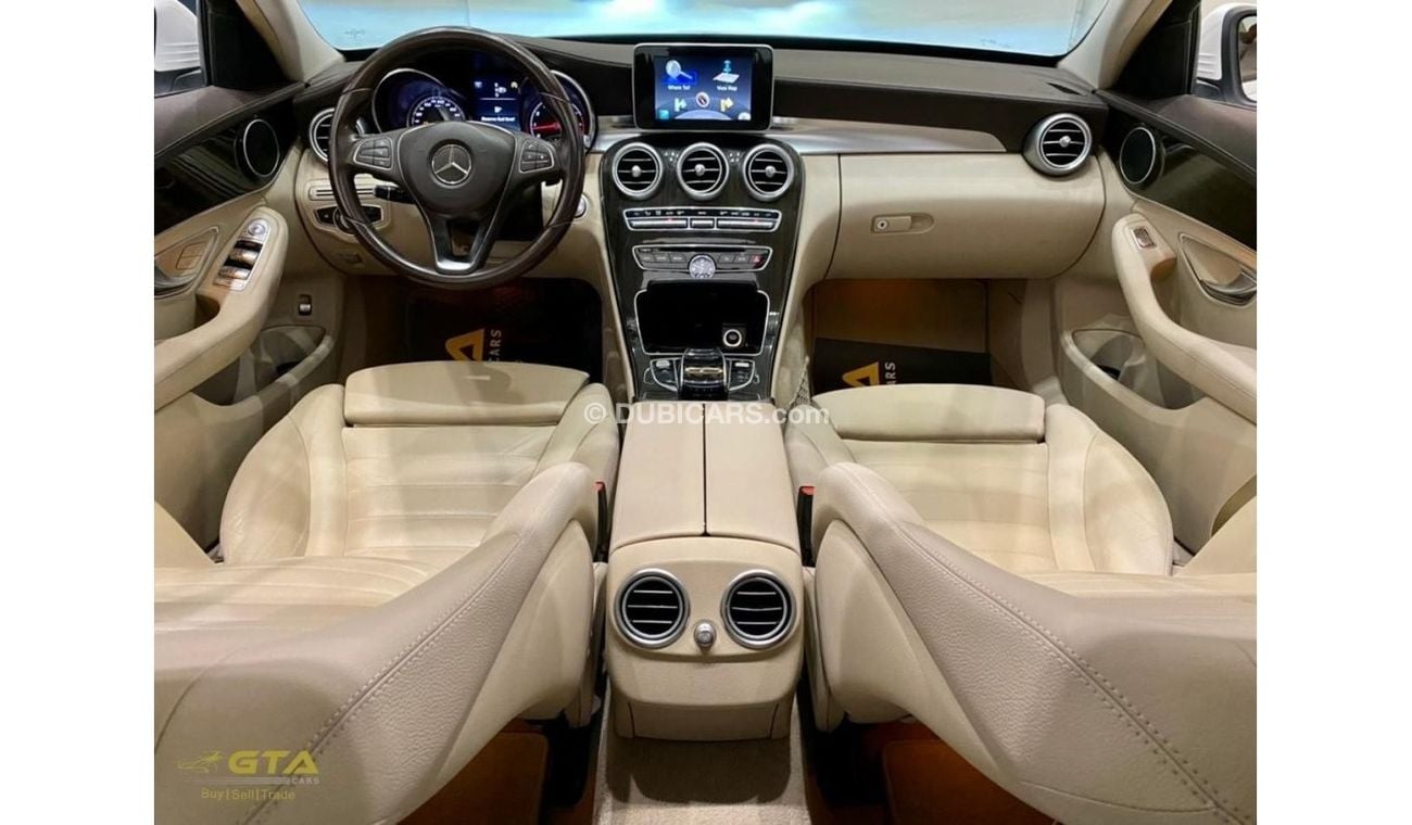 Mercedes-Benz C 200 2015 Mercedes C200, Warranty, AMG Exterior, Service History, Low KMs, GCC