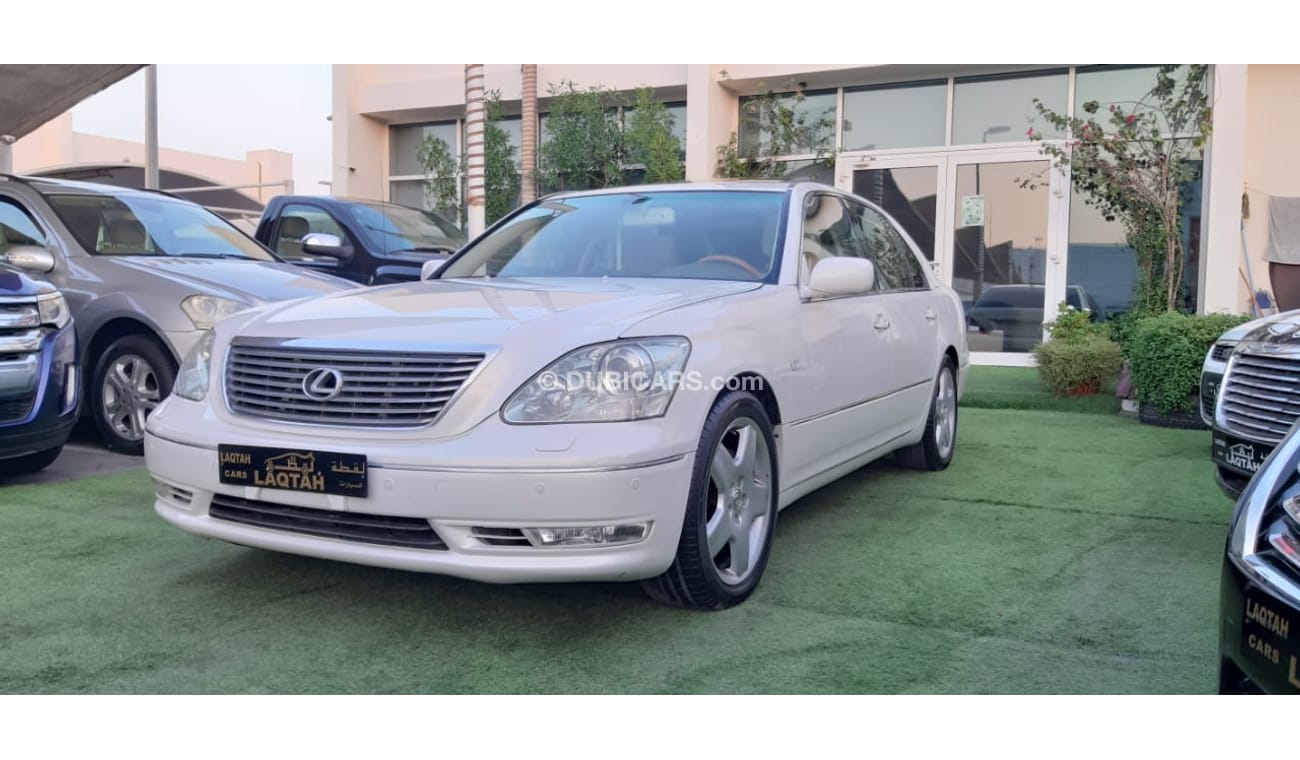 لكزس LS 430 خليجى 3/4 الترا فتحة جلد شاشة كاميرا خلفية رنجات حساسات خشب كراسى تدفئة شاشة أندرويد أنوار ضباب