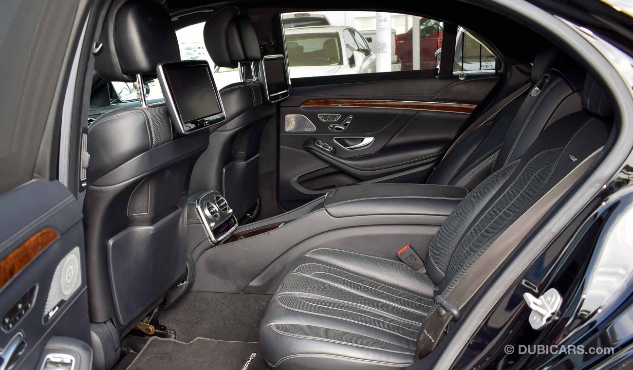مرسيدس بنز S 63 AMG ضمان شامل مجاني لمدة سنة علي جميع السيارات