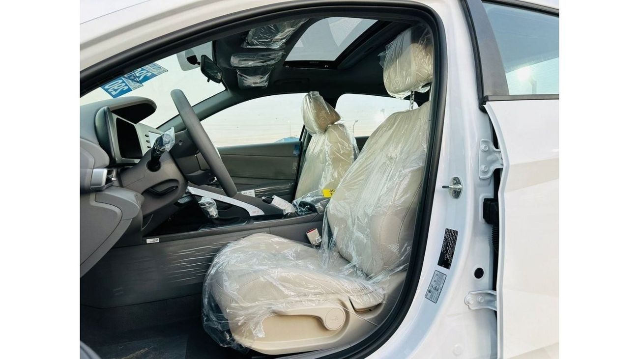 هيونداي إلانترا Hyundai Elantra 1.6L PETROL 2024 GCC Specs sunroof