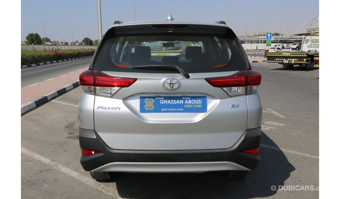 Toyota Rush CERTIFIED VEHICLE; TOYOTA RUSH EX (GCC SPEC) 1.5L WITH WARRANTY(CODE : 00194)