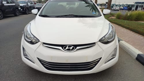 Hyundai Elantra WHITEPETROL	97600	LHD AUTO	KMHDH4AE7GU591633- HYUNDAI 	ELANTRA	2015